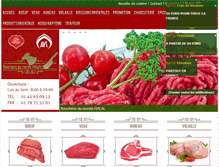 Tablet Screenshot of boucherie-du-monde-halal.com